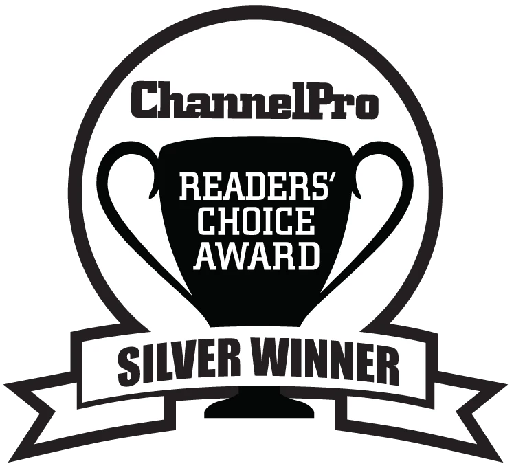 Channel pro silver winner medal logo
